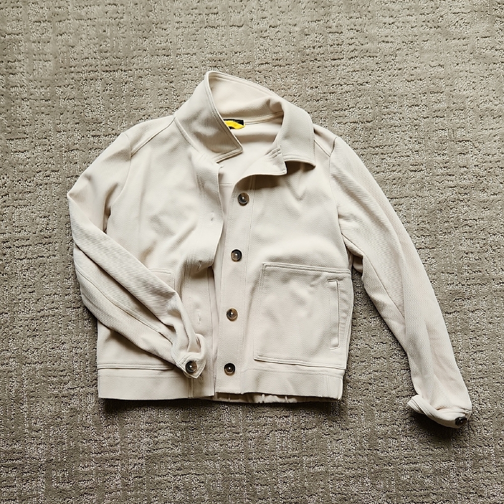 Banana Republic Cream and Yellow Knit